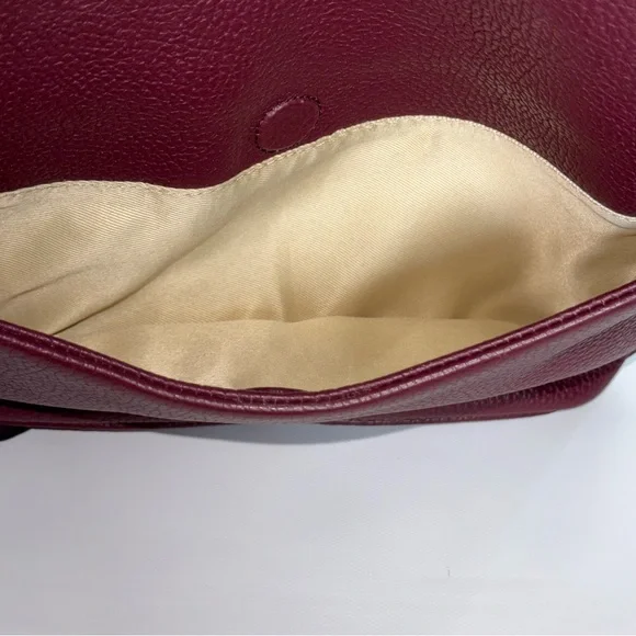 Corder London Elegant Burgundy Crossbody Bag Real Leather like new! - Picture 10 of 16